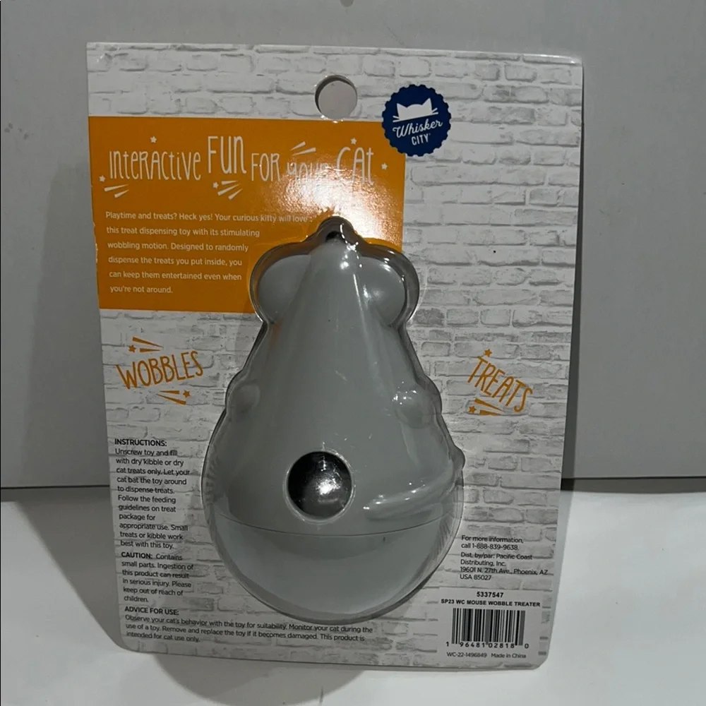 Mouse Interactive Treat Dispensing Cat Toy